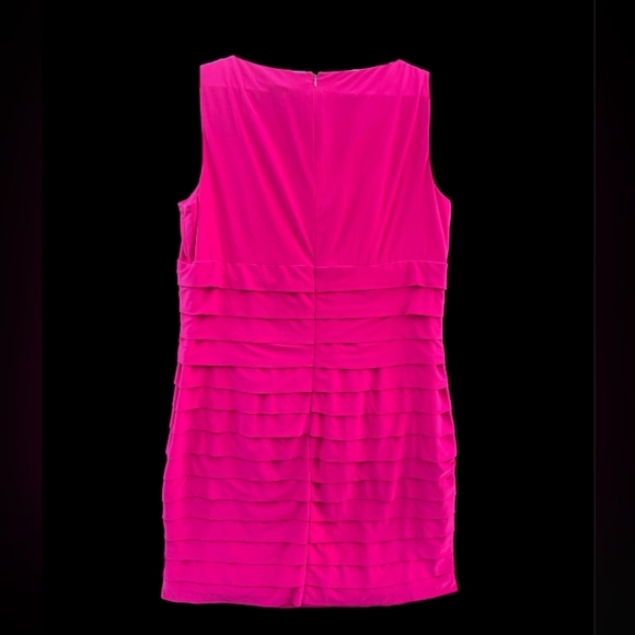 American living, size 16 hot pink women's sheath dress - Picture 2 of 4